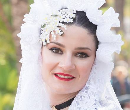 Carolina Trujeque, candidata 2019 de la Hoguera Mercado Central