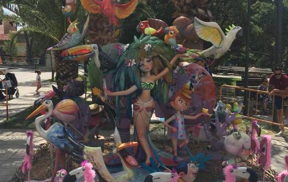 La Falla infantil Zona Centro triunfa con Joaquín Rubio