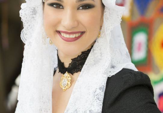 Dama de Honor de la Bellesa del Foc 2018: Carmen Ortega, Hoguera Sant Blai de Dalt
