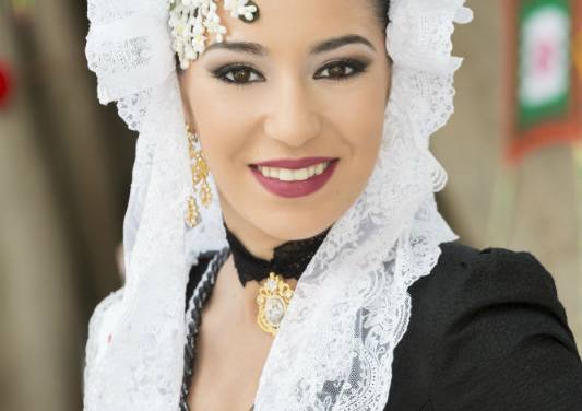 Dama de Honor de la Bellesa del Foc 2018: Eugenia Vicedo, Hoguera Nou Alacant
